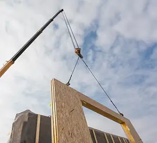 Crane-Installing-Structural-Panels